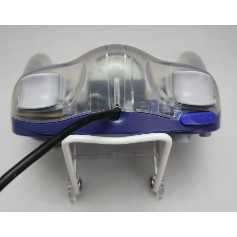 GameCube Controller - Clear & Indigo - Japan Import - Cleaned/Tested- NEW Sticks - Picture 4 of 7